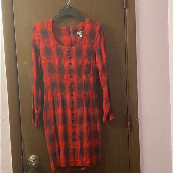 Vintage red dress - Picture 3 of 8